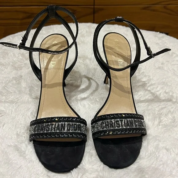 Dior Dway シルバー ハイヒールサンダル INTO · INTO